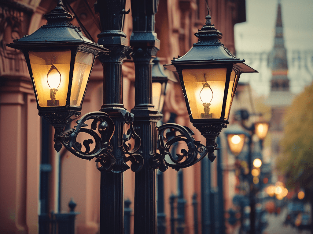 LAMPY STARÉHO SVĚTA S AUTOMATICKÝM STROJEM NA JÍDLO A&nbsp;NÁPOJE